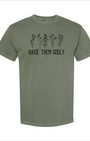 Raise Them Godly – Floral Christian T-Shirt