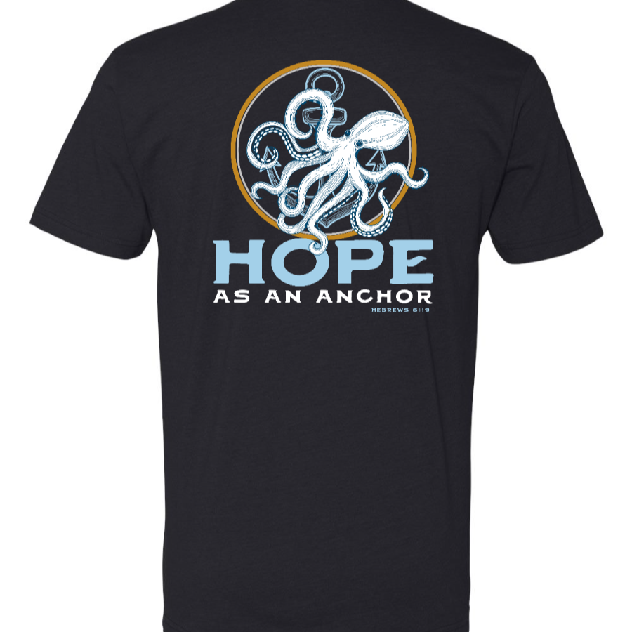 Hope as an Anchor Shirt – Hebrews 6:19 Christian T-Shirt