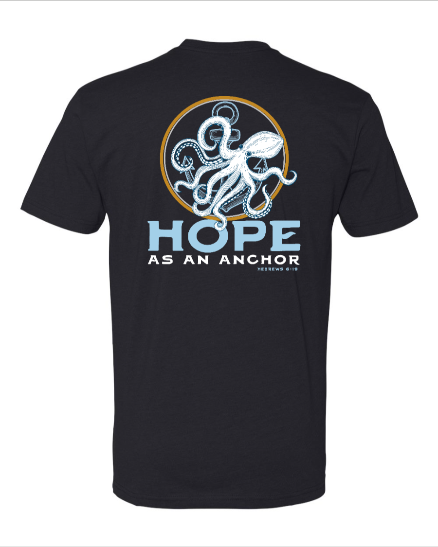Hope as an Anchor Shirt – Hebrews 6:19 Christian T-Shirt