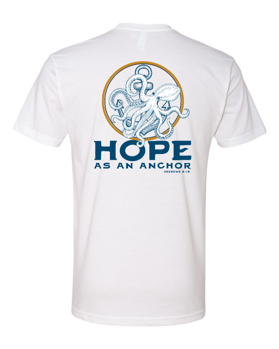 Hope as an Anchor Shirt – Hebrews 6:19 Christian T-Shirt