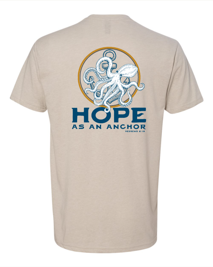 Hope as an Anchor Shirt – Hebrews 6:19 Christian T-Shirt