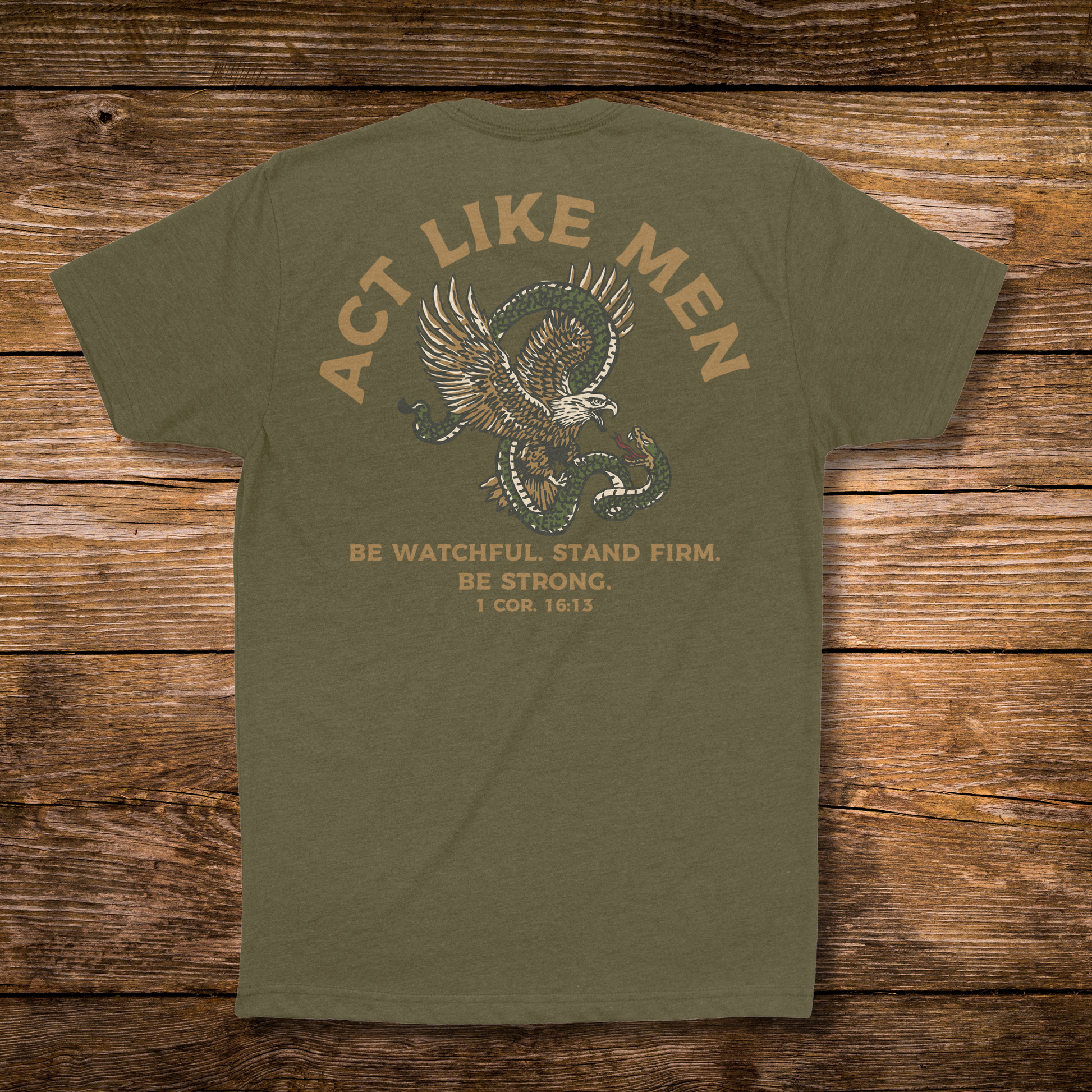 Act Like Men Christian T-Shirt