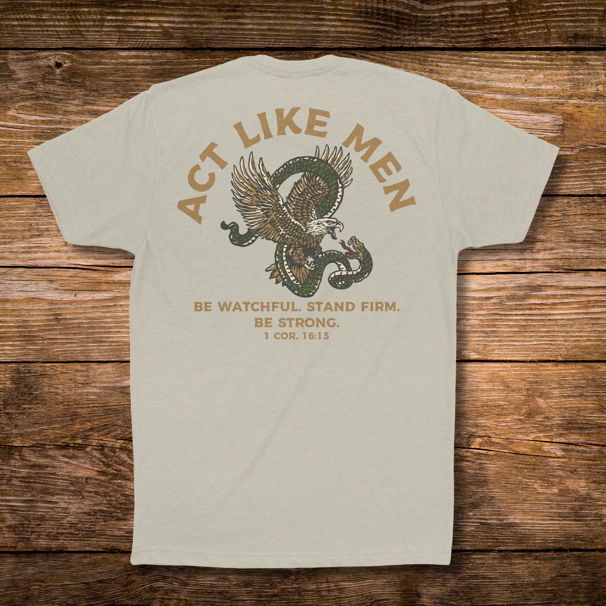 Act Like Men Christian T-Shirt