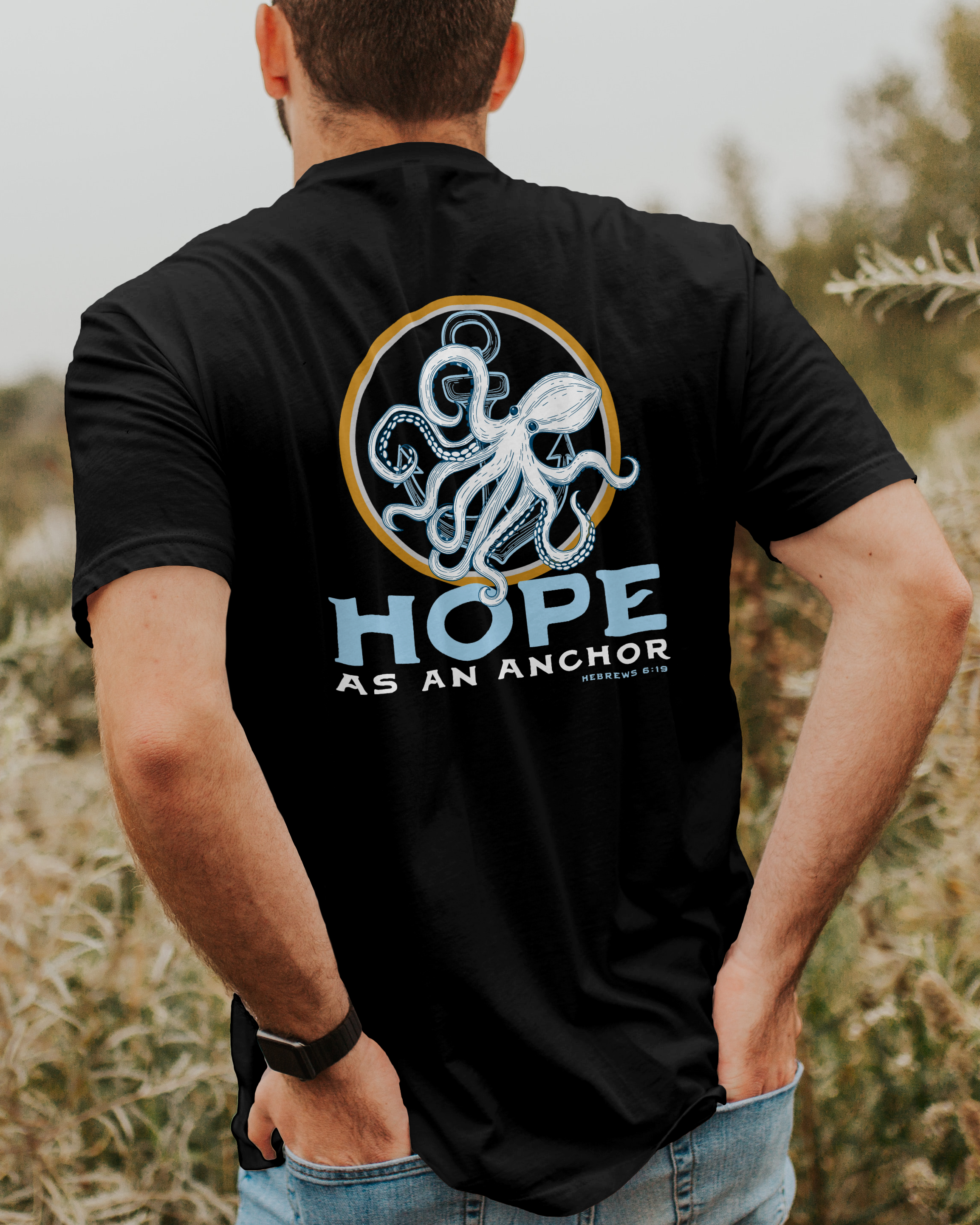 Hope as an Anchor Shirt – Hebrews 6:19 Christian T-Shirt