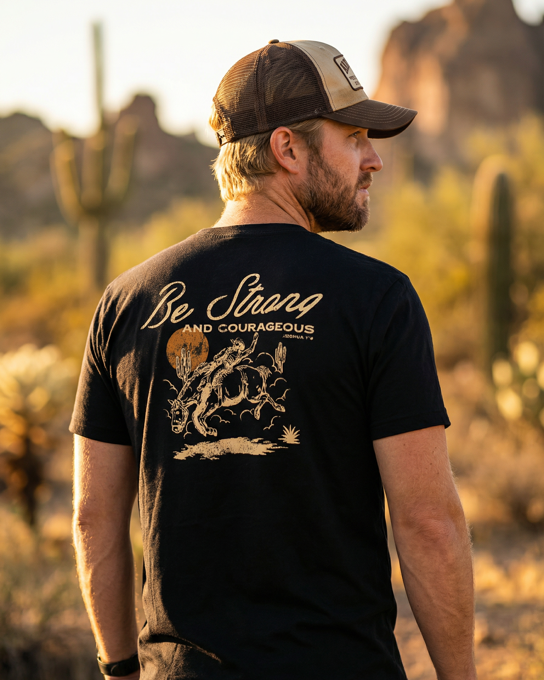 Be Strong and Courageous T-Shirt - Joshua 1:9